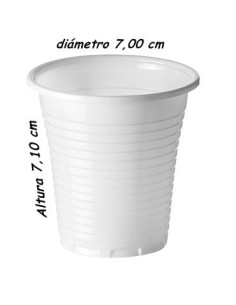 Vaso 150ml Blanco Reutilizable 30x100ud  2
