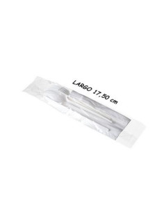Set Cuchara Cuchillo Tenedor Servilleta 500ud 2