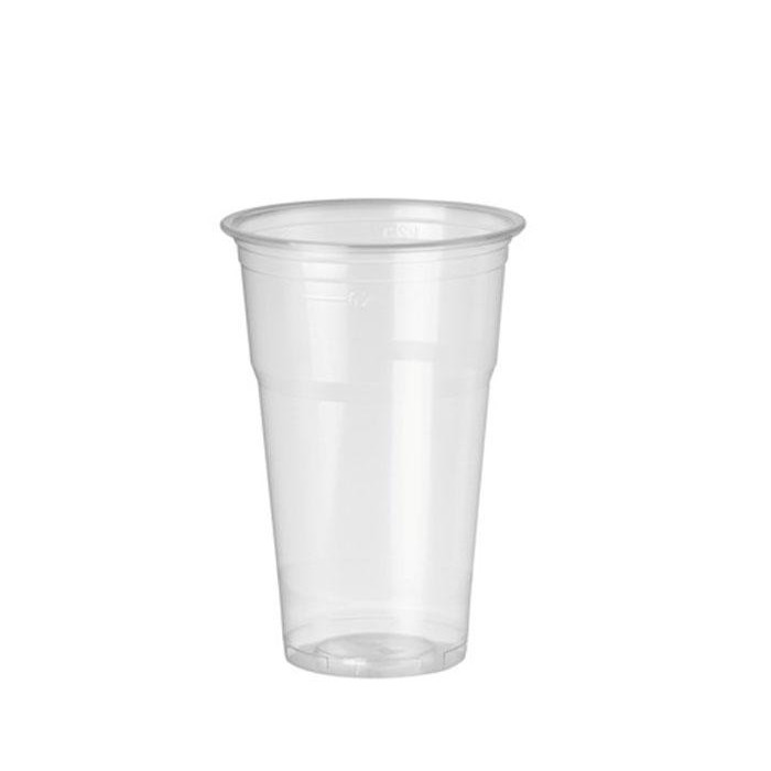 Vaso PP 330ml  Transparente Reutilizable 25x50ud