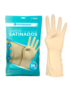 Guantes Látex Satinados Grande 180x2ud