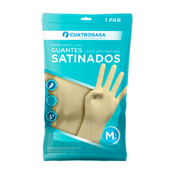 Guantes Látex Satinados Grande 180x2ud