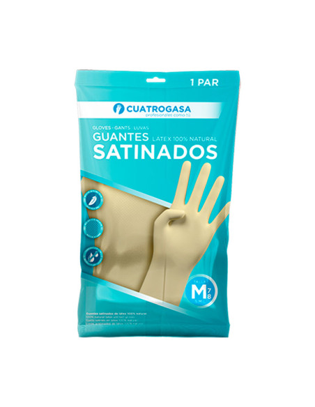 Guantes Látex Satinados Grande 180x2ud