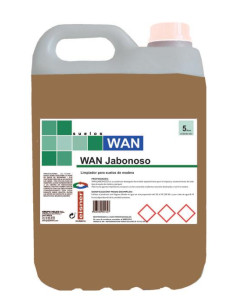 Limpiador para Suelos de Madera WAN Jabonoso 4x5L