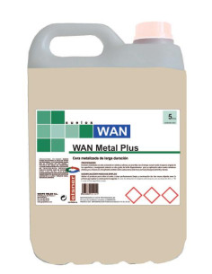 Cera Metalizada Alta Resistencia WAN Metal Plus 5L