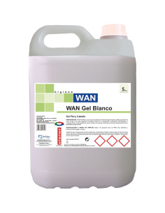 Gel Piel y Cabello WAN Gel Blanco 4x5L