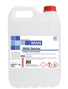 Detergente Desodorizante Clorado WAN Gelclor 4x5L