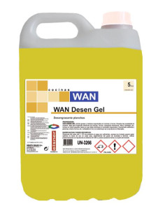 Desengrasante Planchas WAN Desen Gel 4x5L