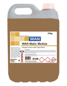 Detergente Máquina Vajillas WAN Matic Medias 24kg