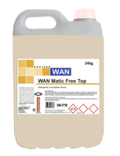 Detergente Aguas Duras WAN Matic Free Top 24kg